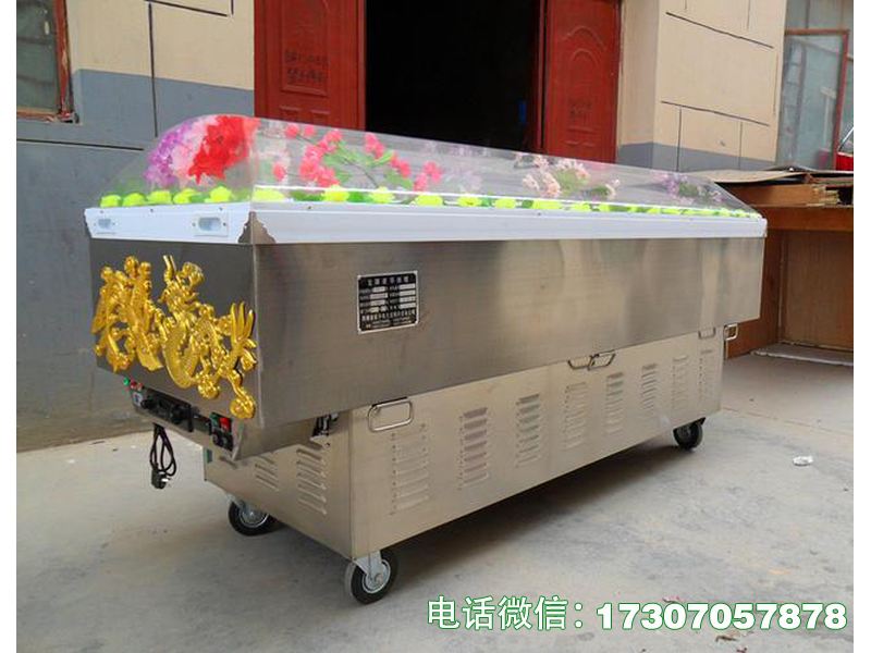 樊城告别厅遗体冰棺