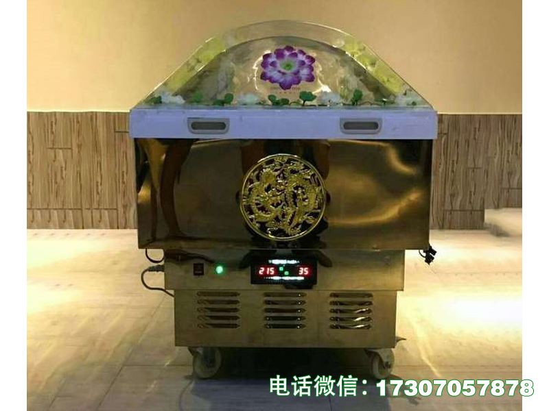 固原灵堂瞻仰冰棺