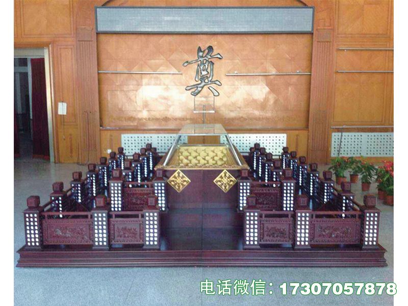 固原全自动实木瞻仰台