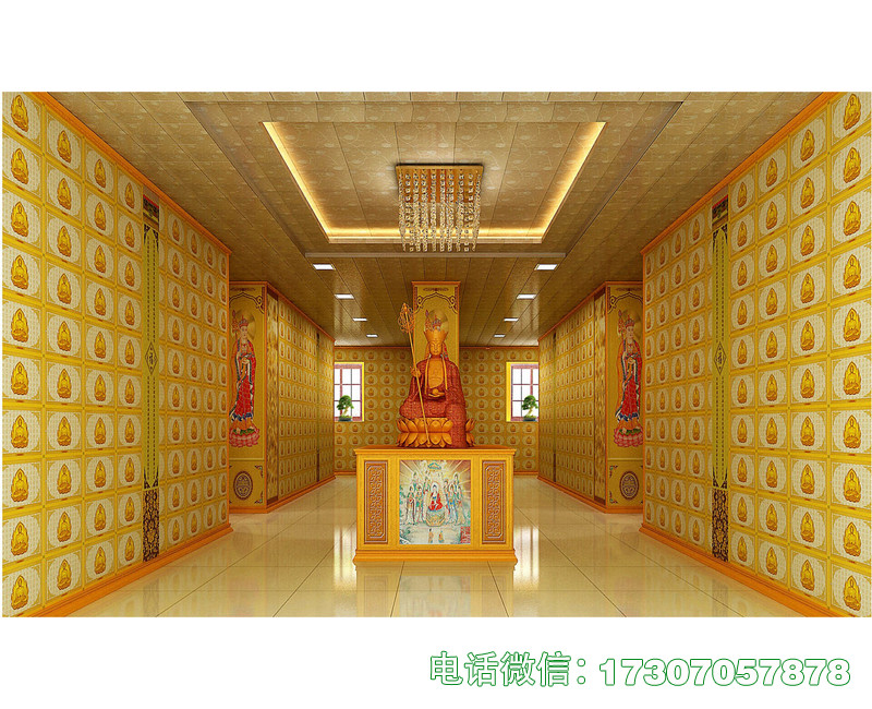 重庆村纪念堂骨灰盒架子