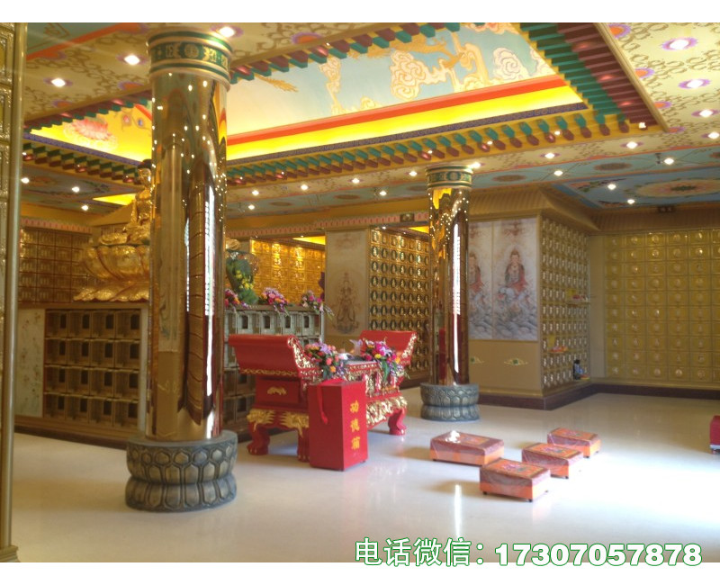四川寺庙地宫佛龛牌位架