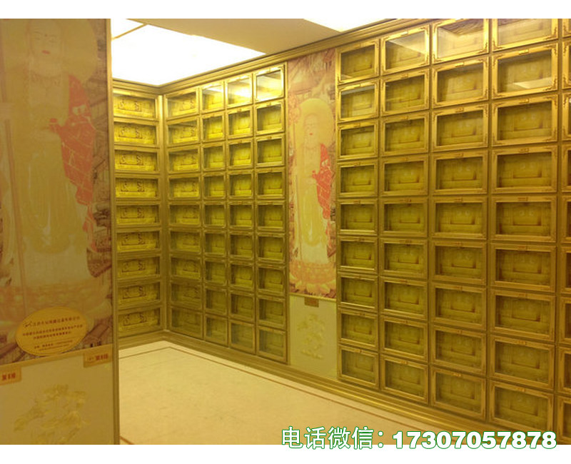 河南祠堂骨灰盒摆放架